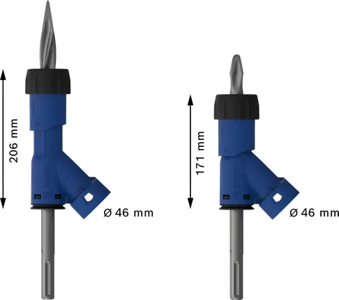 „Bosch EXPERT SDS Clean max“ smailaus kalto adapteris, 400 mm.