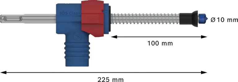 „Bosch EXPERT SDS Clean plus-8X“ smūginis grąžtas 10x100x225.