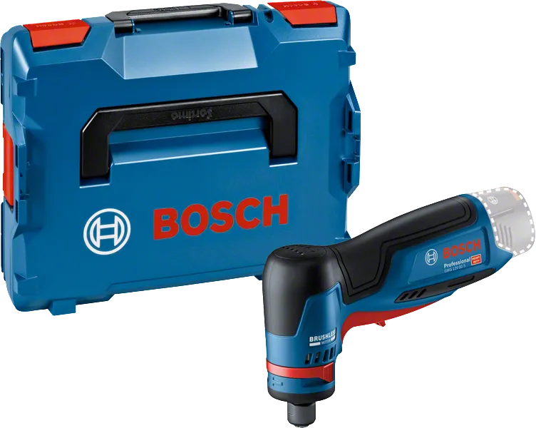 „Bosch GWG 12V-50“ akumuliatorinis kampinis šlifuoklis.