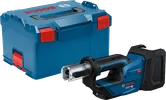 „Bosch 18V-19“ akumuliatorinis armatūros tiesinimo įrankis su dėklu.