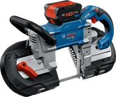 „ Bosch GCB 18V-127“ akumuliatorinis juostinis pjūklas tiksliam pjovimui.