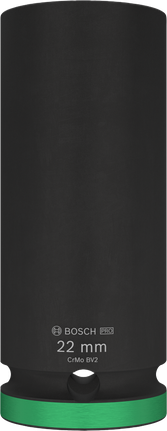 „Bosch PRO“ smūginė galvutė 1/2 colio, 22 mm gylio.