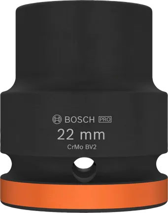 „Bosch PRO“ smūginis antgalis 3/4 colio, 22 mm, skirtas tvirtinti sunkiomis apkrovomis.