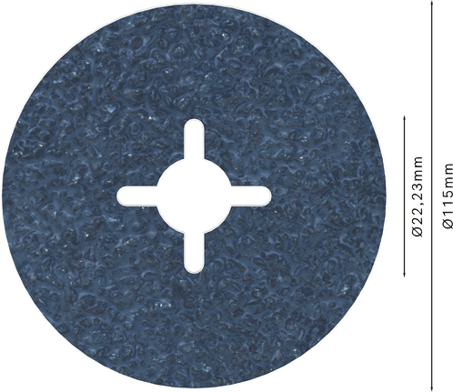 „Bosch PRO R574“ pluošto diskas, 115 mm, grūdėtumas 24.