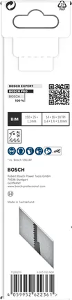 „Bosch PRO Medium-Thick Metal S937BEF“ BIM siaurapjūklio ašmenys, 150 mm.
