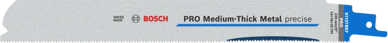 „Bosch PRO Medium-Shick Metal“ tikslus S1137BEF ašmenys.