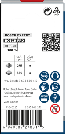 „Bosch PRO Sheet Metal“ 16 mm skylių pjūklo pakuotė.