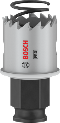 „Bosch PRO“ lakštinio metalo PC Plus skylių pjūklas, 27 mm skersmens.