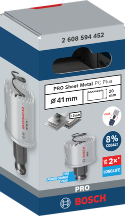 „Bosch“ 41 mm PRO skardos skylių pjūklas.