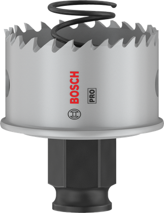 „Bosch PRO“ lakštinio metalo PC Plus skylių pjūklas, 44 mm skersmens.