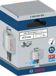 „Bosch“ 51 mm PRO lakštinio metalo skylių pjūklas.
