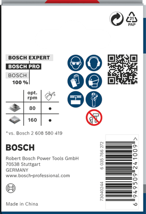 „Bosch PRO 54 mm“ skardos pjovimo skylių pjūklo pakuotė.