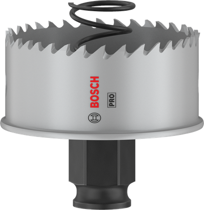 „Bosch PRO“ lakštinio metalo PC Plus skylių pjūklas, 57 mm skersmens.