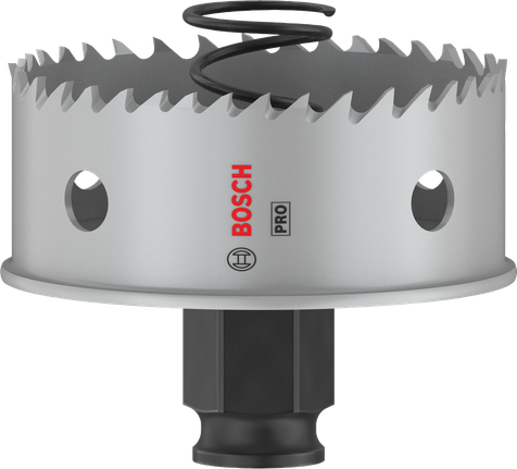 „Bosch PRO“ lakštinio metalo PC Plus skylių pjūklas, 64 mm skersmens.