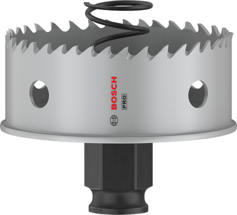„Bosch PRO“ lakštinio metalo PC Plus skylių pjūklas, 65 mm skersmens.