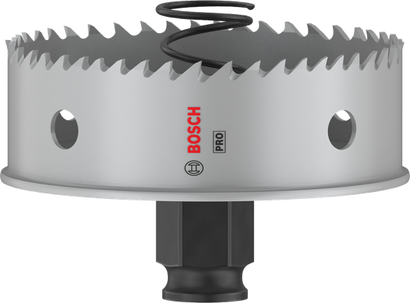 „Bosch PRO“ lakštinio metalo PC Plus skylių pjūklas, 79 mm skersmens.