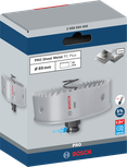 Bosch 89 mm PRO lakštinio metalo skylių pjūklas.