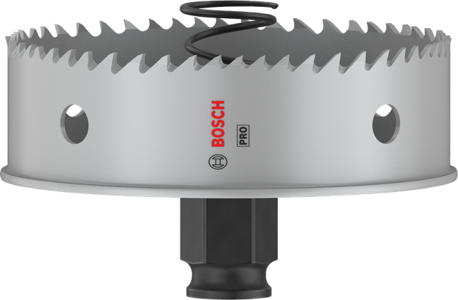 „Bosch PRO“ lakštinio metalo PC Plus skylių pjūklas, 89 mm skersmens.