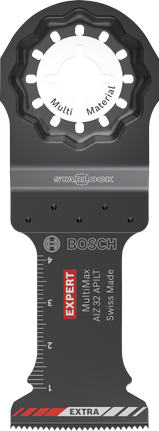 „Bosch EXPERT MultiMax AIZ 32 APILT“ daugiafunkcio įrankio peilis įvairioms medžiagoms pjauti.