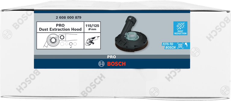 Bosch PRO dulkių siurbimo gaubtas 115/125 mm.