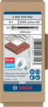 „Bosch SDS plus-5C“ 5 dalių plokščių kaltų rinkinys, 20 × 250 mm.
