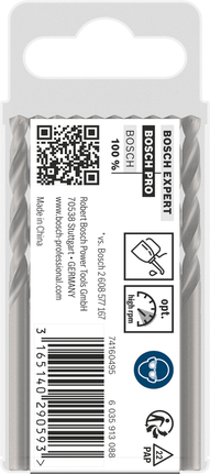 „Bosch PRO Metal HSS-G“ spiralinių grąžtų rinkinys metalui, 4 mm.