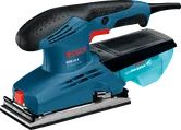 „Bosch GSS 23 A“ orbitinis šlifuoklis su mikrofiltrų sistema.