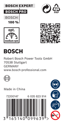 „Bosch PRO Wood“ 12 x 340 x 400 mm grąžtas su smailiu galu.