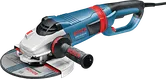 „Bosch GWS 24-230 LVI“ kampinis šlifuoklis su 230 mm disku.