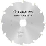 „Bosch PRO Construct Wood“ 190 mm diskinis pjūklo diskas.