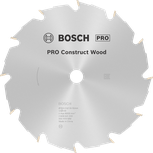 „Bosch PRO Construct Wood“ diskinis pjūklas, 184 mm.