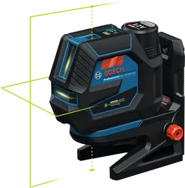 „Bosch GCL 12V-50-22 CG“ lazerinis niveliavimo įrankis su žaliu lazeriu.