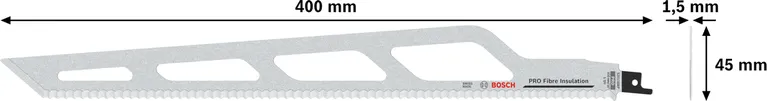 „Bosch PRO Fibre Insulation S 2013 AWP“ ašmenys, dantyta briauna.