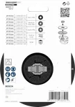 „Bosch PRO“ šlifavimo padas su minkšta 125 mm „X-Lock“ sistema.