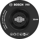 „Bosch PRO“ minkštas šlifavimo padas, 125 mm, skirtas „X-Lock“ šlifuokliams.