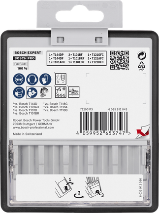 Bosch PRO medienos ir metalo rinkinys 100 mm, 10 dalių.