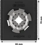 „Bosch PRO AUZ 70 G“ profilinio šlifavimo disko ašmenys, 70 x 65 mm.