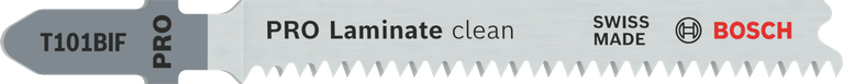 „Bosch PRO Laminate clean T101BIF“ siaurapjūklio ašmenys, šlifuoti dantys.