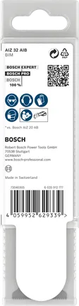„Bosch PRO AIZ 32 AIB“ įgilinamo pjovimo ašmenys, 32 × 50 mm, 10 vnt.