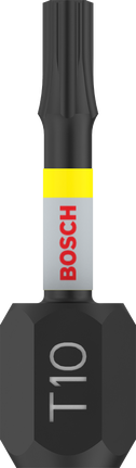 „Bosch PRO Torx“ smūginis antgalis T10, 25 mm ilgio.