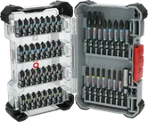 „Bosch PRO“ smūginių atsuktuvų antgalių rinkinys, 48 vnt., dėkle.