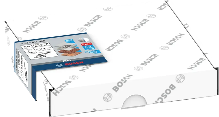 „Bosch PRO Multi Material“ deimantinis pjovimo diskas 150 × 22,23 mm, 10 vnt.