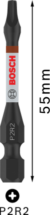 „Bosch PRO P2R2“ smūginis antgalis 55 mm atsuktuvui.
