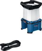 „Bosch GLA 18VH-7500“ darbo žibintas su maitinimo laidu.