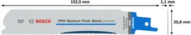 „Bosch PRO Medium-Thick Metal“ tikslus pjūklo diskas S937BEF.