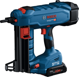 „ Bosch GNB 18V-40“ akumuliatorinis vinių kalimo įrankis su „ProCORE 18V“ akumuliatoriumi.