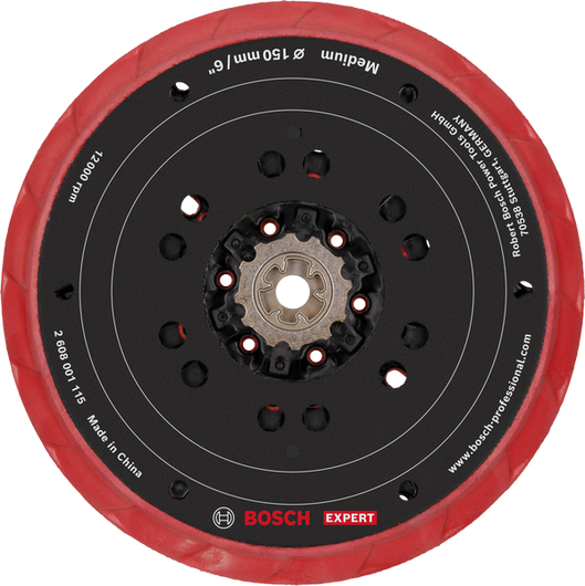 „Bosch EXPERT“ daugiaskylis šlifavimo padas, vidutinio kietumo, 150 mm.