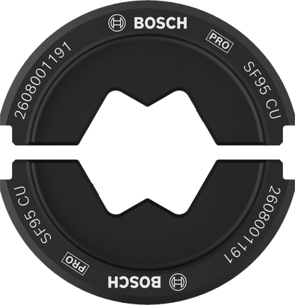 „Bosch PRO“ užspaudimo matrica SF95 CU, skirta 95 mm² variui.