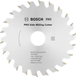 „Bosch PRO“ šoninis frezavimo įrankis, 105 mm, 22 dantys.