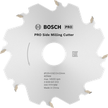 „Bosch PRO“ šoninis frezavimas, 105 mm, 8 dantys.